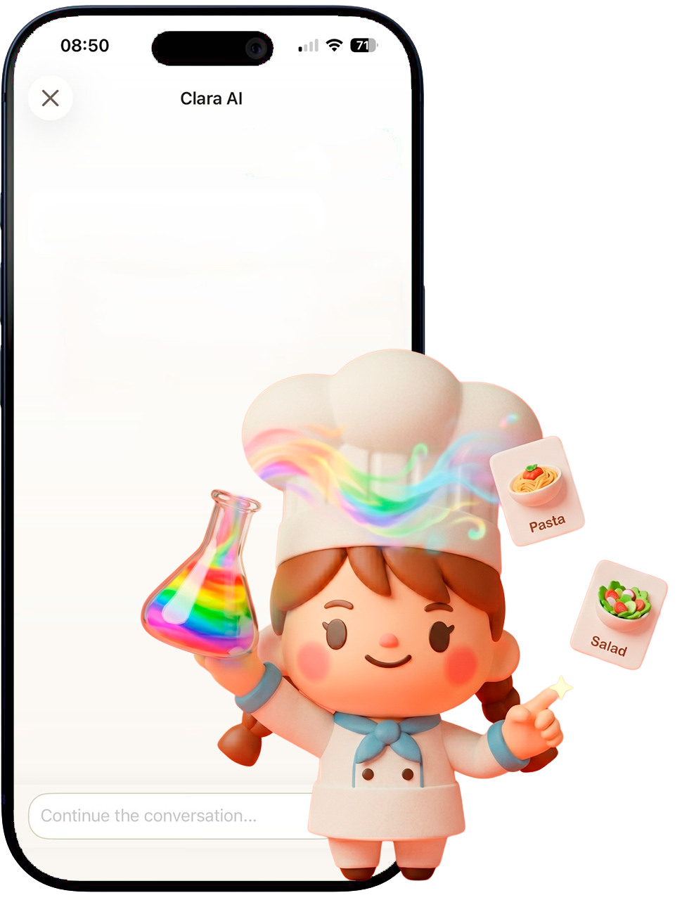 AI generating a recipe in TastyNote