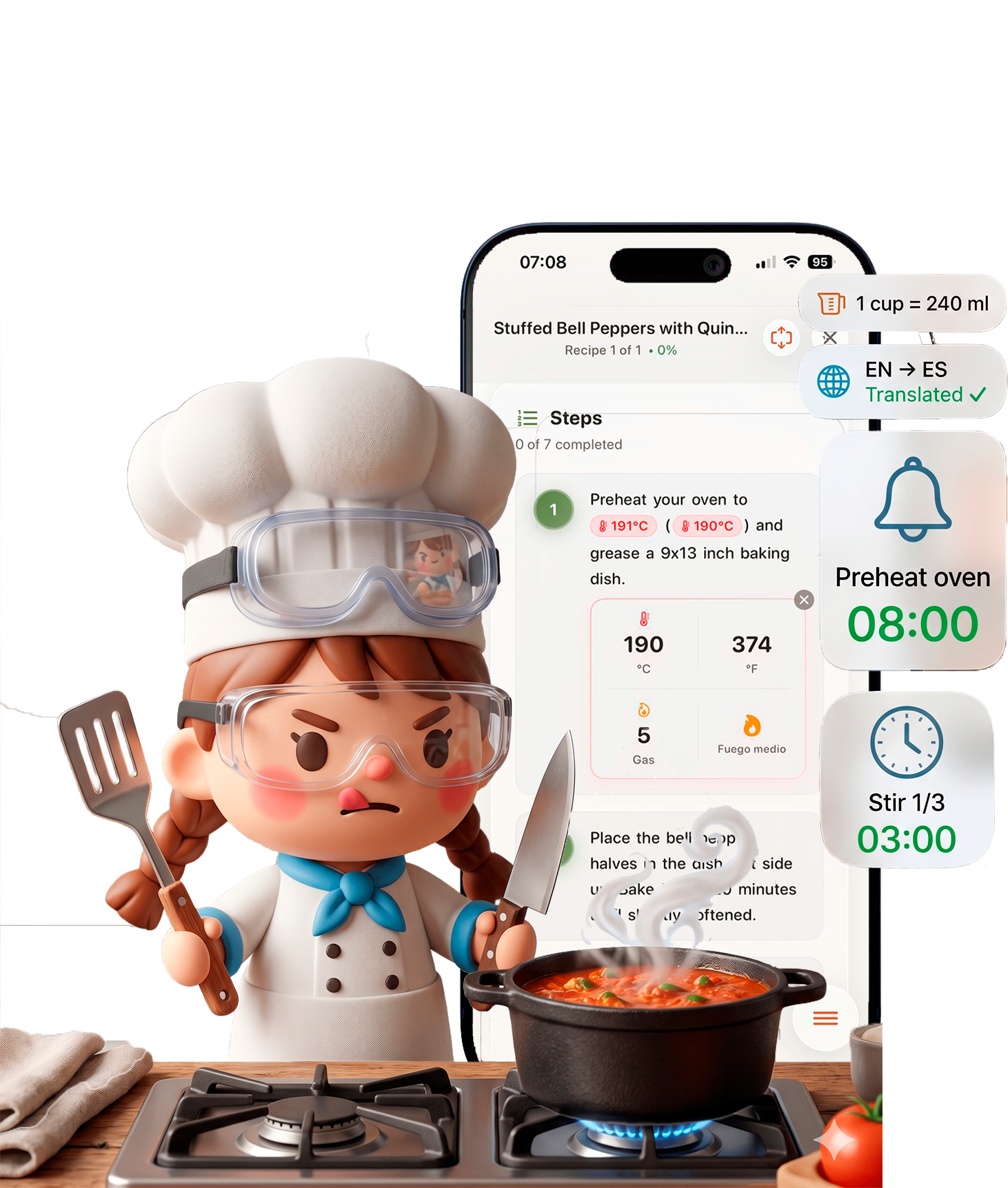Las manos en la comida, no en el teléfono